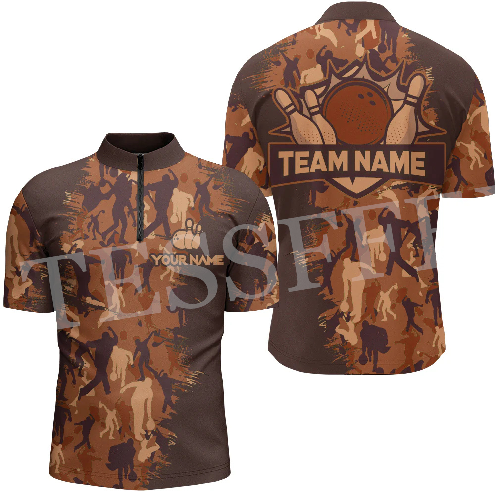 Kemeja Polo ritsleting Harajuk - Short Sleeve Bowling Shirt Retro ulasan dan harga