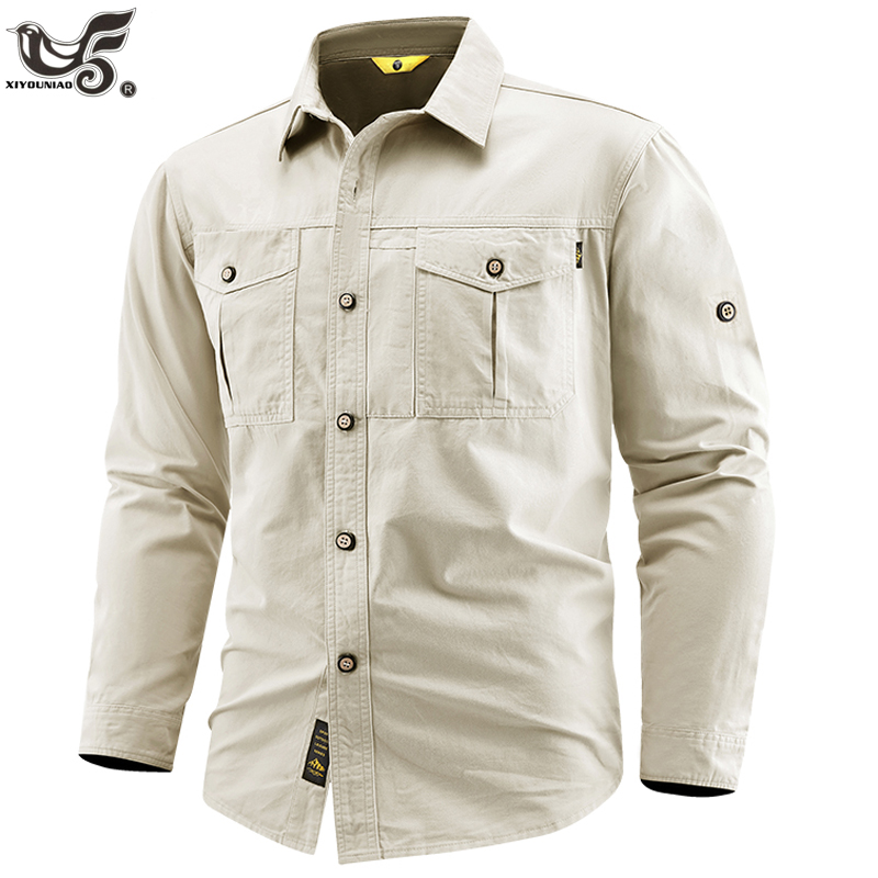 Kemeja Militer untuk Bisnis, M - Tactical Military Shirt Cargo ulasan dan harga