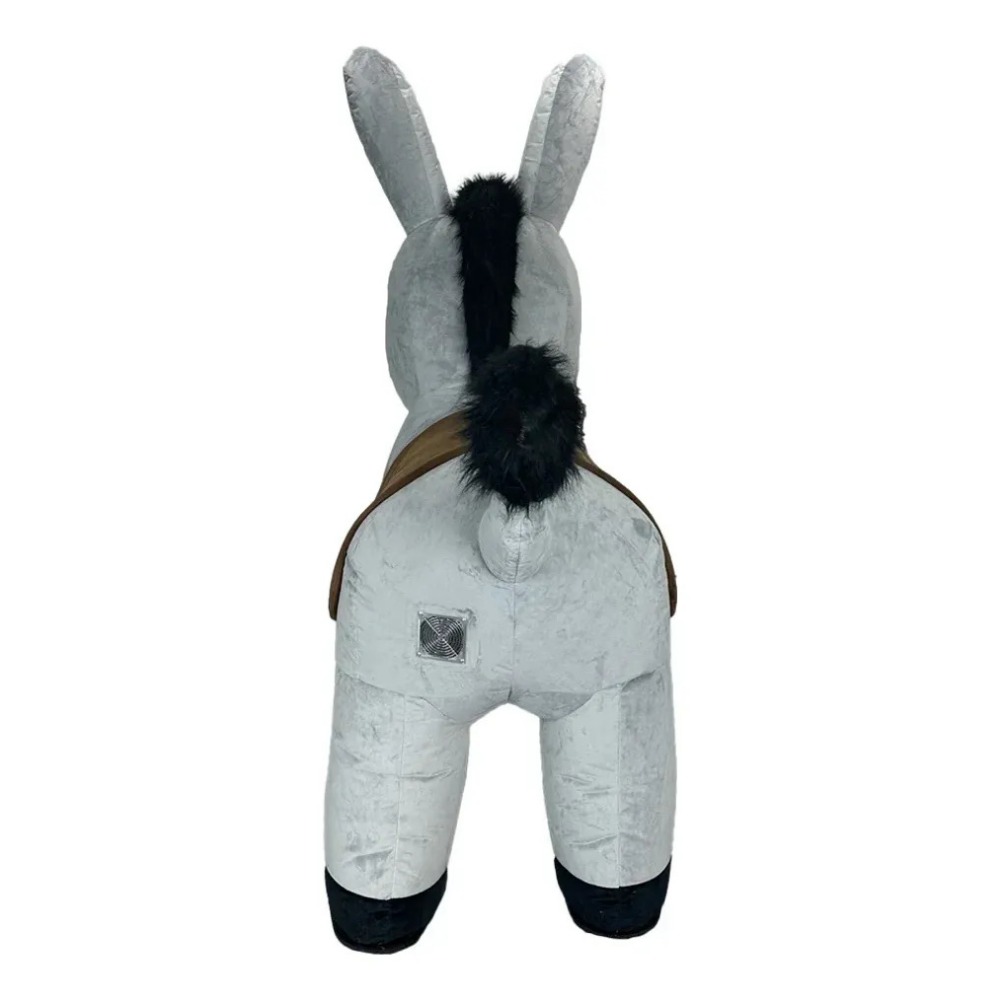 Kostum Maskot Keledai Abu-abu  - Suits ulasan dan harga